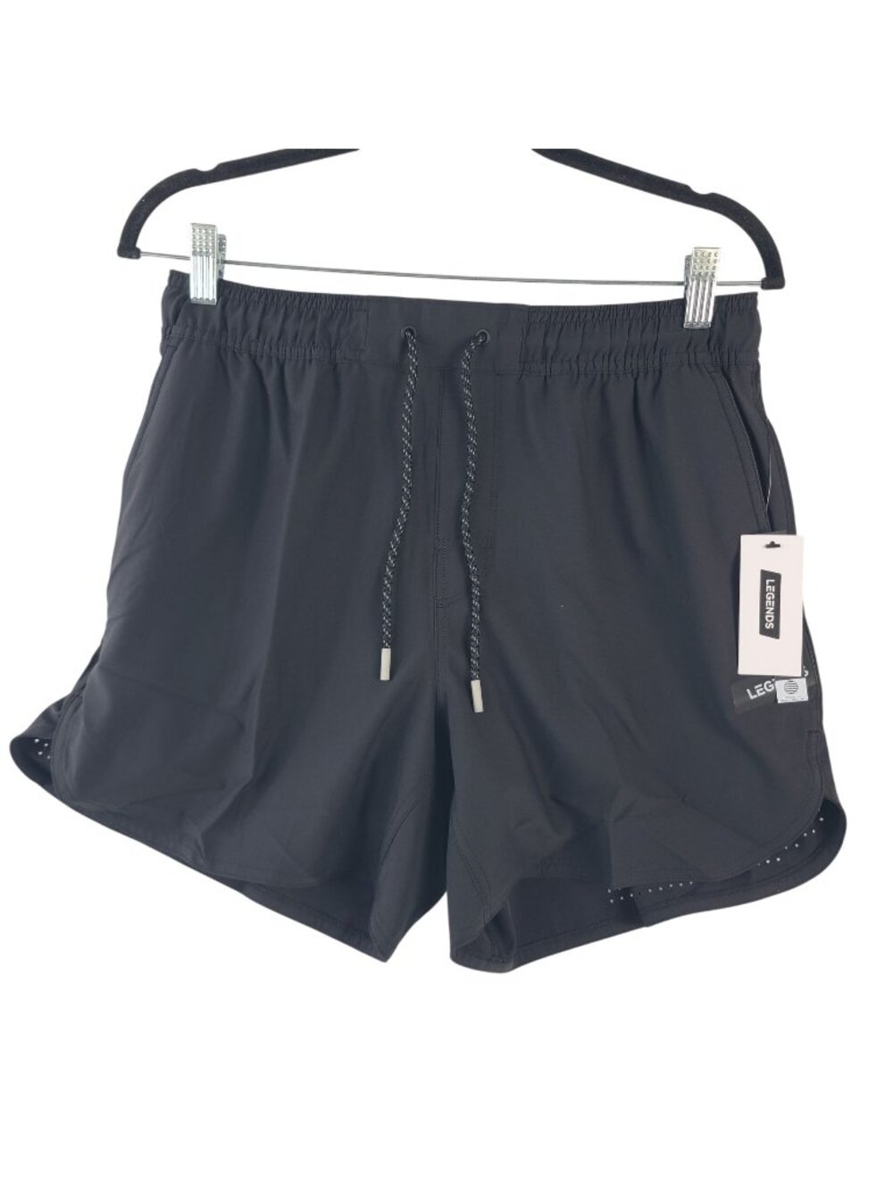 NEW Legends Luka 5" Liner Shorts Black Men's Pockets Sz M Athletic Lightweight
